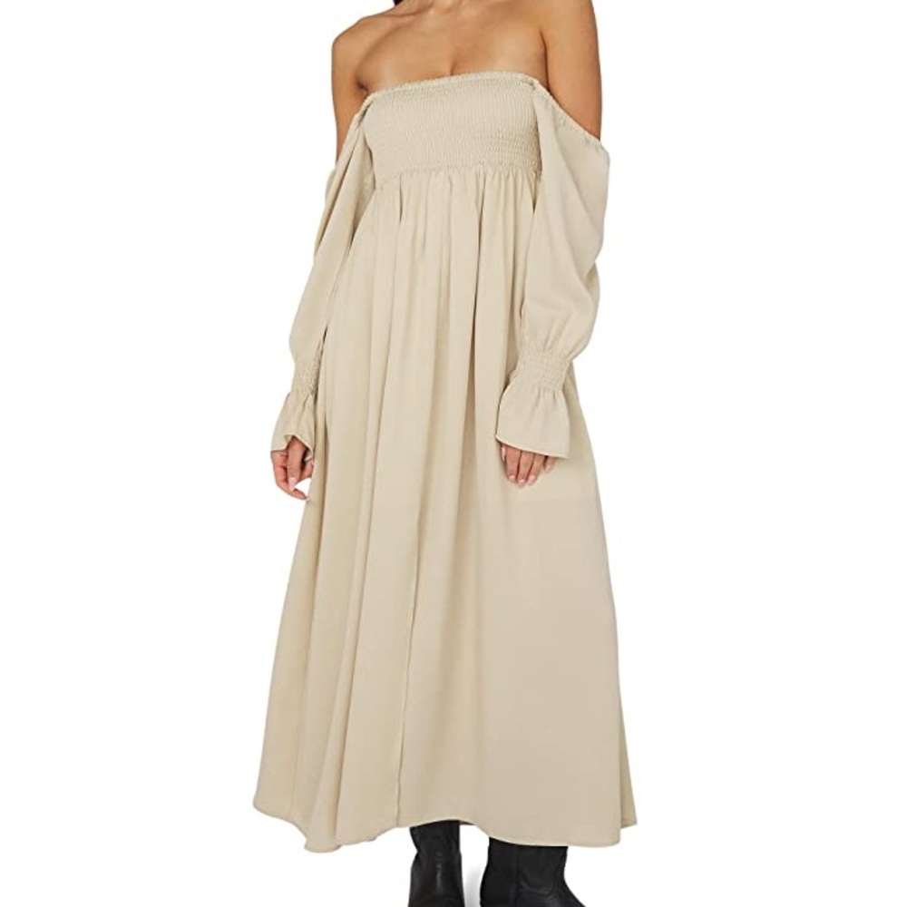 NWT Smocked Maxi Dress